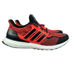 Adidas Ultraboost 5.0 DNA Black Solar Red Shoes GX8965 Men's Sizes 8 - 10